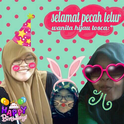 ditaherike's tweet photo. Halooo @ayurmd Selaaaaaamat pecah telur hikmah! Keep young like we are wkwkwkwk. Much love muahmuah :* http://t.co/T11L7ahZcj