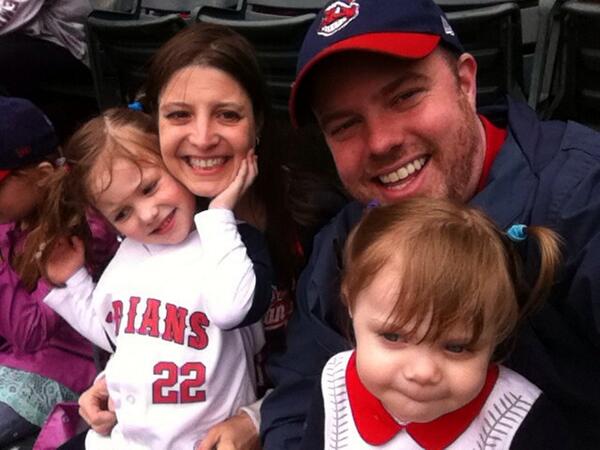 LoriJMurphy's tweet photo. @Indians #OpeningDay First time at opening day! #GoTribe http://t.co/KdkP8qWyhp