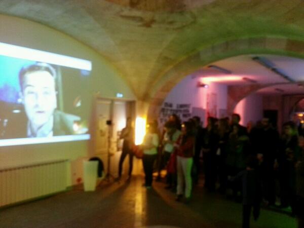 alexismonville's tweet image. En conférence avec le premier client de #webreport #Grouik15