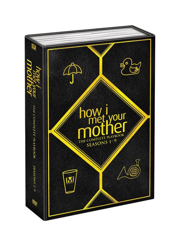 himymprod's tweet image. ALL your #HIMYM ??s (even THAT one) answered in Complete Series Box out this fall. It&apos;ll look something like this...