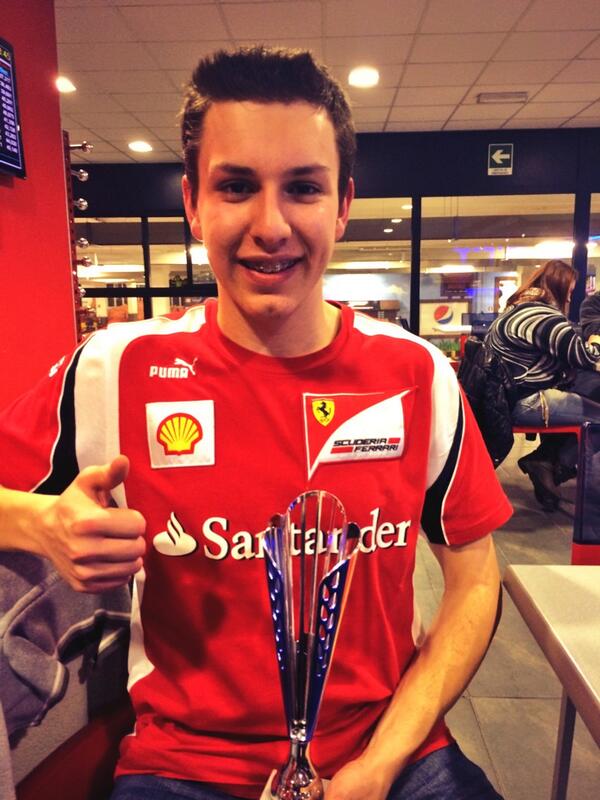Racca27's tweet photo. P2 e miglior tempo in gara! 1º in campionato 🔝🏁🏆 @Kart1Italy @SFCvarese #ForzaRacca #Ferrari http://t.co/ngbDWAQxGZ