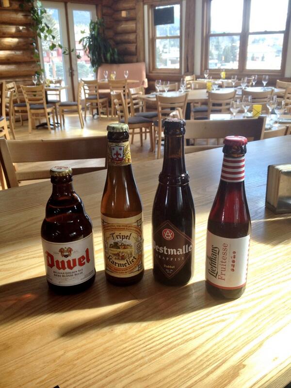 SageBistro_CNMR's tweet photo. Try before you buy! We'll have these Belgium beers on sample tonight 6-9 before you hit the lounge! #canmoreuncorked http://t.co/komHpJuHD8