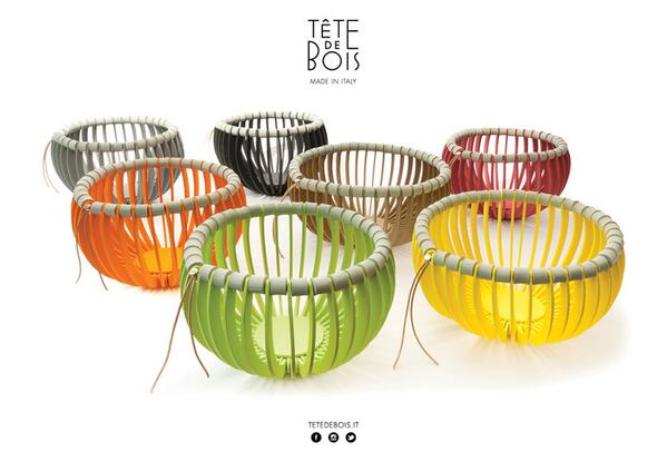 designboom's tweet photo. basket &amp; centrepiece collection for tête de bois at spazio rossana orlandi #milandesignweek http://t.co/BdxdyVkL3U http://t.co/sn6SZ090bu