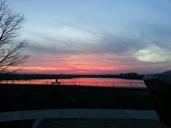 In a word...beautiful.  #celebrationpark #sunset