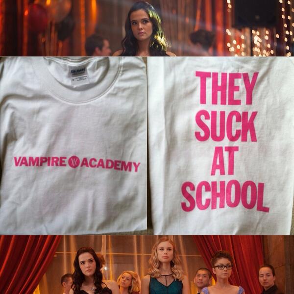 Retweet this and follow <a href="/PageToPremiere/">PageToPremiere.com</a> to enter for a #VampireAcademy T-Shirt! (Size Medium)