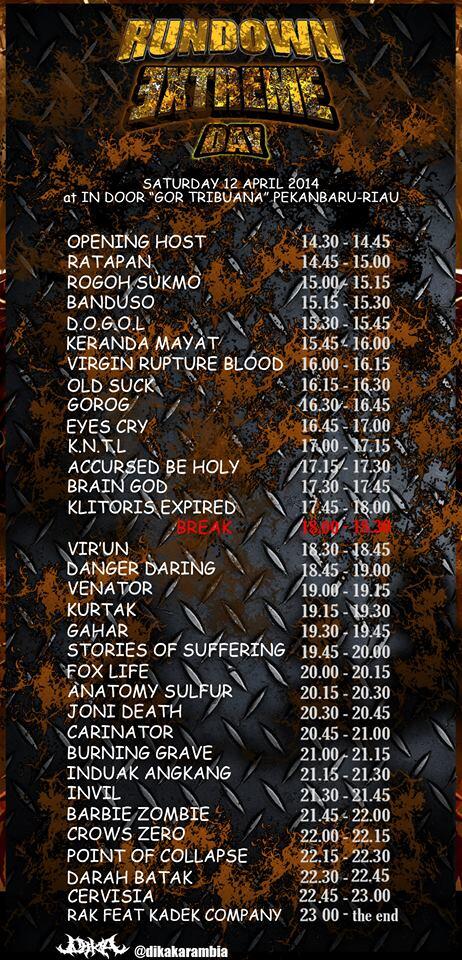 CrowszeroHC's tweet photo. malam ini CROWS ZERO - HC akan meliar dipanggung EXTREM DAY at gor tribuana pekanbaru. stay venue 22.00wib, see you! http://t.co/BTDepVJ0hD