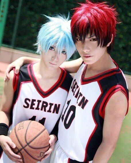 CosplayWorld_'s tweet image. Kuroko No Basket - Kuroko y Kagami :3