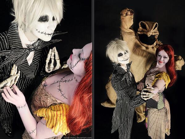 CosplayWorld_'s tweet image. Jack y Sally ♥
