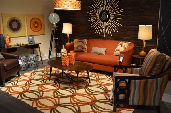 lazboy's tweet image. Sneak Peek of one of the hottest trends in furniture from our showroom at the #HPMKT2014