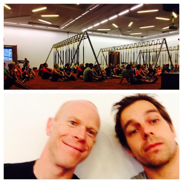 MarinLazic's tweet image. Here we go day 2 #FILEX2014, #TRX Advanced Suspension Training @danmcdonogh @TRXtraining @fquelch
