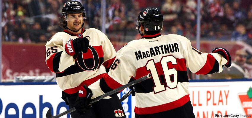 senators heritage classic jersey