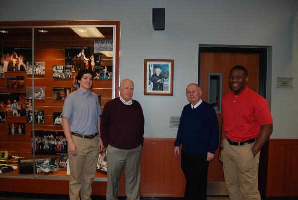 lschs's tweet photo. Portrait Of Brother James Rieck, FSC '57 Hung In His Memory Outside of Former Office: http://t.co/O1967eICsr #RIPBJR http://t.co/iLowEuhWU9