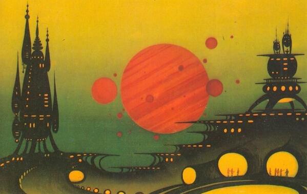 How Soviet Artists Imagined Communist Life in Space on.io9.com/oO4xhIR