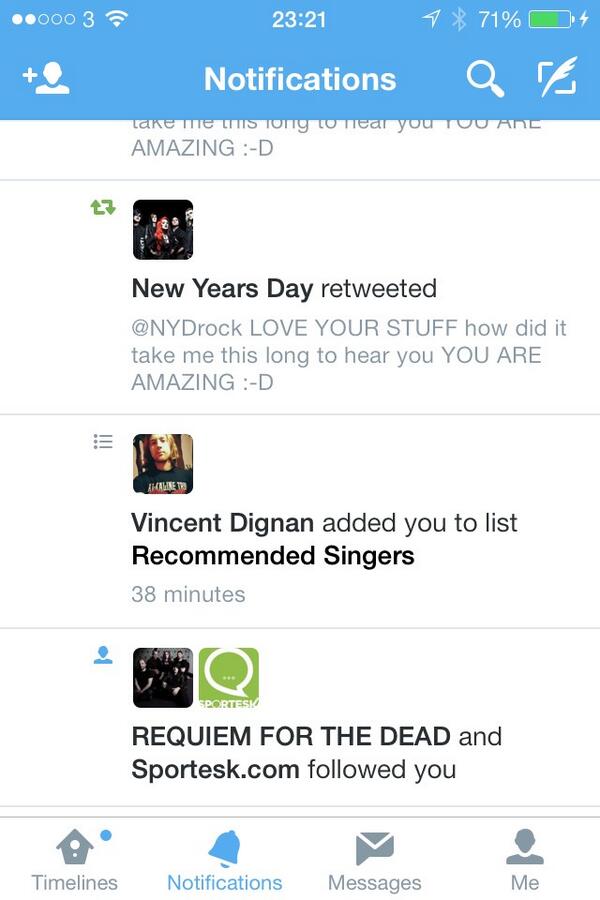 jamietilley97's tweet photo. Omfg ive been retweeted @NYDrock @Ash_Costello BEST DAY EVER http://t.co/OJ8bSJma4U