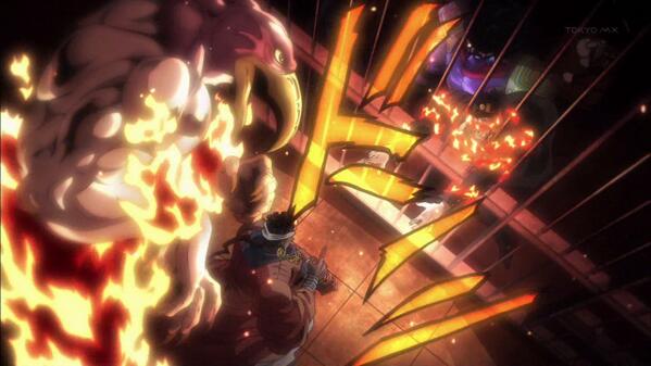 あにこ便 ジョジョの奇妙な冒険 第3部 スターダストクルセイダース 第1話 感想 看守がポルナレフ状態 あにこ便 Http T Co Atupvz0ptj Jojo Anime Http T Co 85fudxqpdb