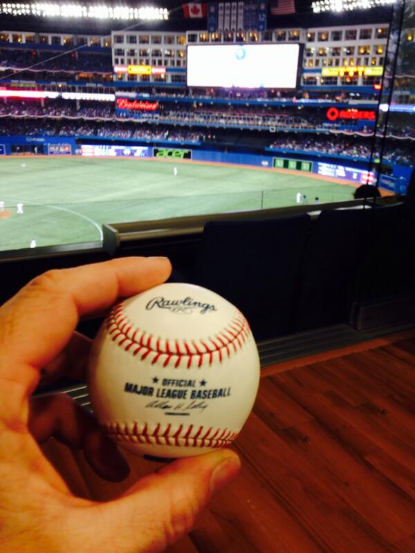 RoyHalladay's tweet photo. It was a tremendous honor to be a part of opening night in Toronto! Thank you! Hope to be back soon!! Gotta go ice!! http://t.co/W7IMy0CwWZ