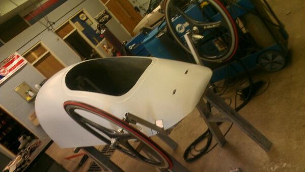 CatSondgerath's tweet photo. S/o Hoosier pattern and goldshield fiberglass for helping my students build their high mileage vehicle. #Bellmont http://t.co/WY9kNlgIxc