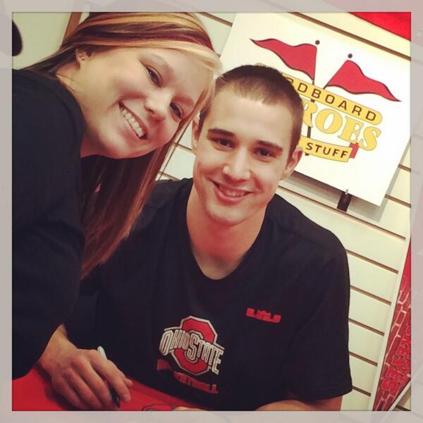 I met this awesome guy today! @ACraft4OSU