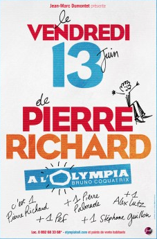 FousdeTheatre's tweet photo. Pierre Richard entouré de Palmade, Pef, Lutz, Guillon... le 13 juin à l'Olympia http://t.co/T4cfxpmge0