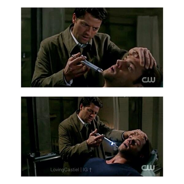 Loving_Castiel's tweet photo. Omg remember this episode? LOVE IT. @mishacollins @jarpad I like how the character cas cared/concerned about Sam :) http://t.co/BivXaZGMN6