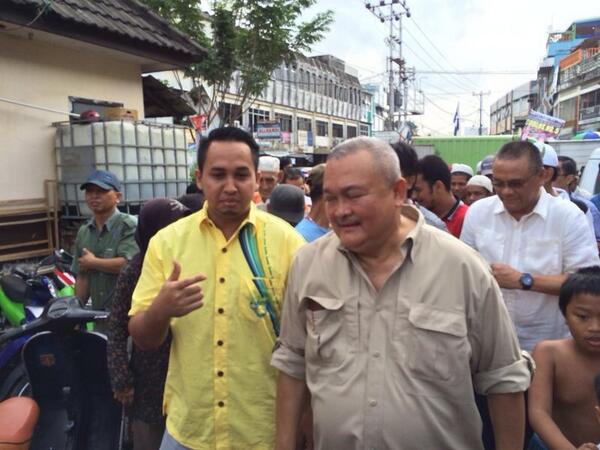 Kunjungan di pasarkuto bersama gubernur sumsel Pak Alex Noerdin