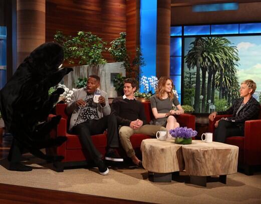 iamjamiefoxx's tweet photo. Watch your back @TheEllenShow... http://t.co/owqx0pxUbX