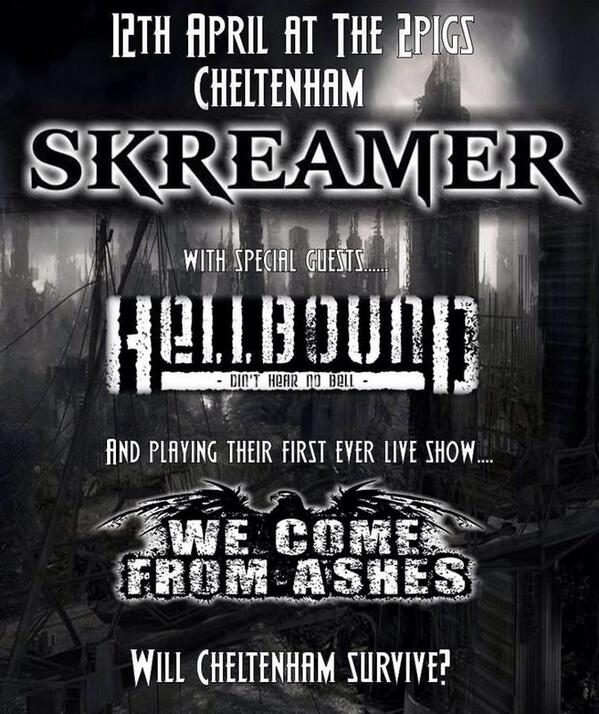 This is happening one week today people get on board!!!!! \m/ #WCFA