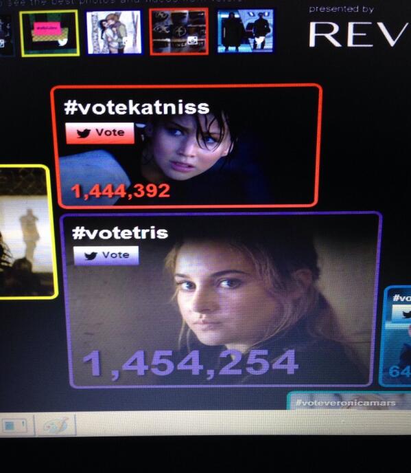 THGPrblms's tweet image. We're losing! #VoteKatniss!!