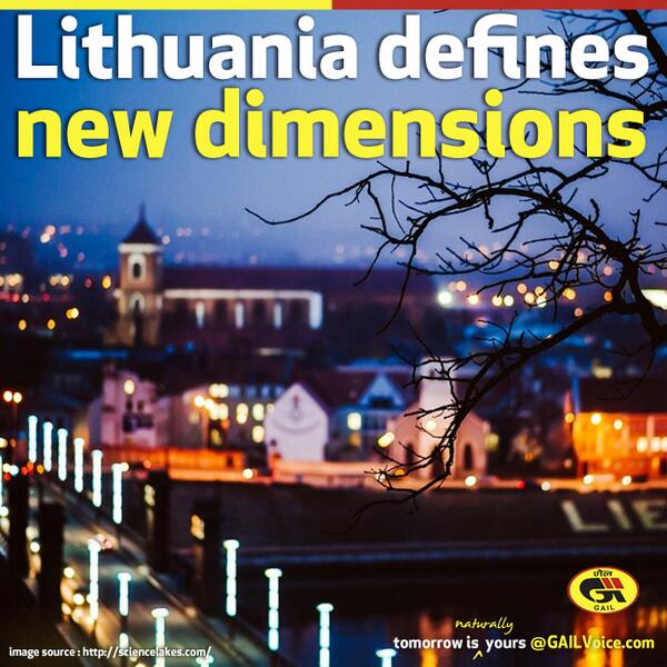gailindia's tweet photo. Can #India complete #Lithuania in quest of #EnergySecurity? Remain #infotained @ http://t.co/CjYGg5y301 #RT http://t.co/I5XnPZjgbC