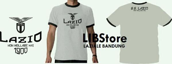 LIB_Store's tweet photo. READY 10 April. T-Shirt Lazio "Non Mollare Mai" | 90rb | 085322550520 | pin 27b34269 http://t.co/aGVacLlbCY