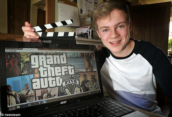 TengriLife's tweet photo. Подросток зарабатывает 40 тысяч долларов в год, играя в GTA V http://t.co/GkHBaM8fP7 http://t.co/CD4k3e90qQ