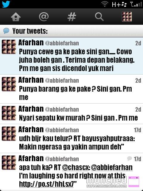 abbiefarhan's tweet photo. Hacker babi!!!! http://t.co/OWbEDYtLXB