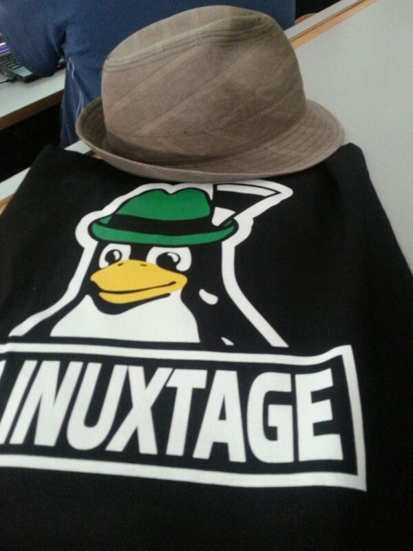Dehalion's tweet image. Heute #linuxtage #GLT14 