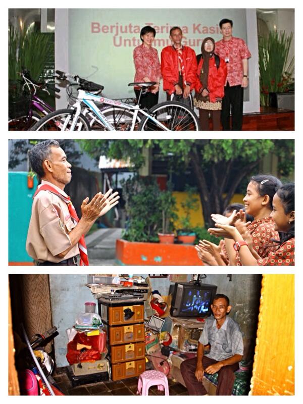 Kak Asto, puluhan thn menjadi guru (honorer) pramuka menerima bantuan CSR dr OCBC NISP cc: <a href="/sylvianamurni/">Sylviana Murni</a> <a href="/IsnawaAdji/">isnawa adji</a>