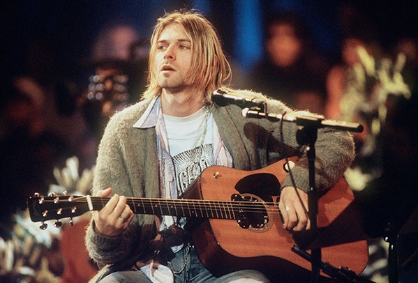 MTVUK's tweet photo. 20-years after his passing, we remember Kurt Cobain's most iconic moments: http://t.co/JAB6zhzN7M #RIPKurt http://t.co/L8bL1Rk8A8
