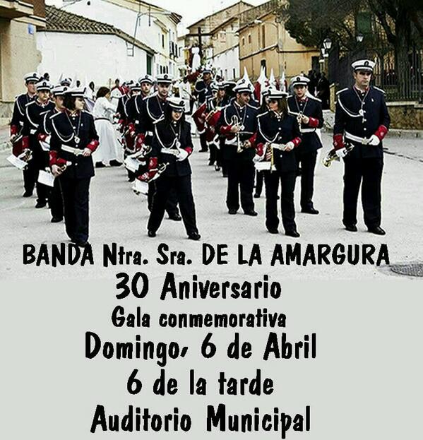 antoniasaez6's tweet photo. Que no se os olvide que mañana es nuestro acto del 30 aniversario!! http://t.co/W7LO6jkn0o