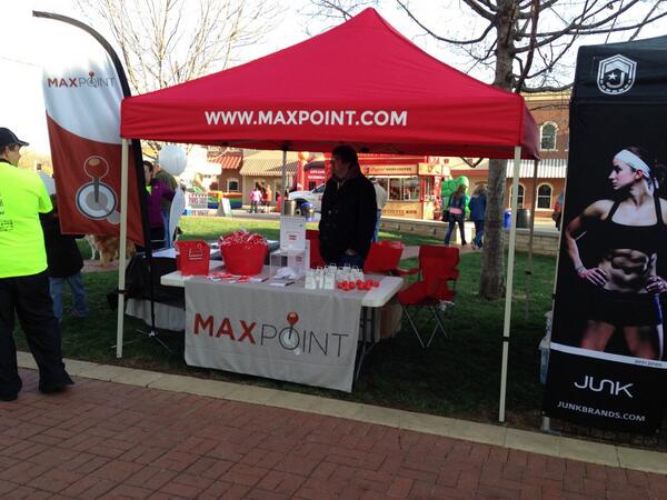 Thank you MaxPoint for sponsoring our fun run!#runbentonville