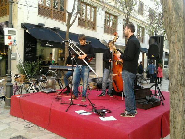 Jazz en la Plaza Chopin para poner BSO al Art Palma Brunch