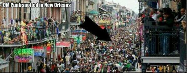 Jromer0's tweet image. The Rumors Are True

#CMPunk #CMPunksreturn #WeWantPunk #WWE #WrestleMania30 #WWENewOrleans @MBoone420 @RyanClarkWZR