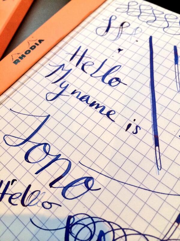 The pen that made these lines? It's for sale, plus heaps more. All will be revealed soon ;)