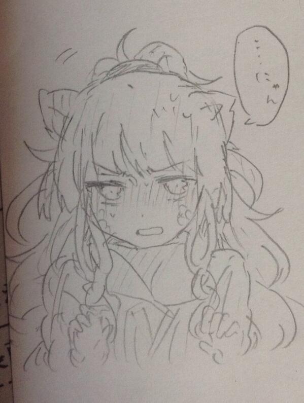 突然のあざにゃん 