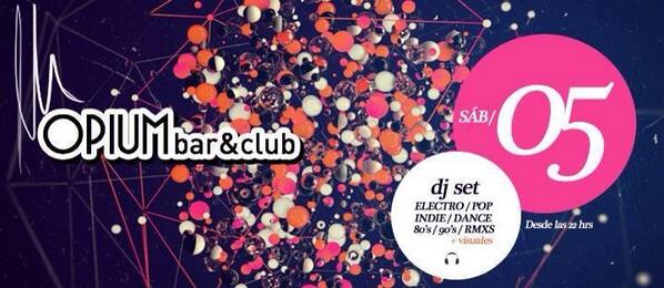 OPIUMBAR's tweet photo. Electro/Pop/Índie/Dance/80"90" Remix. Listas gratis  1 am a.  info@opium.cl http://t.co/VGnViOHFCK