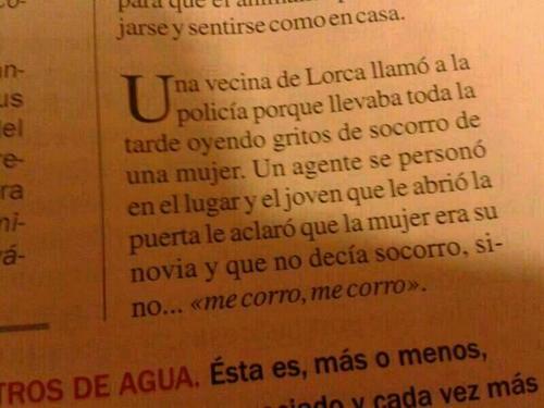 No-ticia sobre épica confusión