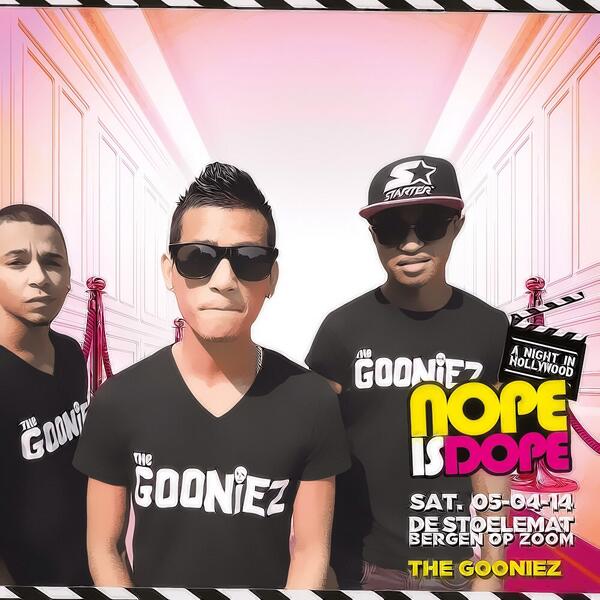 RT<a href="/NopeisDopeOffic/">NOPE IS DOPE</a>: @jaydasilvaNL <a href="/Djeckman/">Najee Tomasowa</a> <a href="/MC_Jeany/">Rejean Gonsalves</a> @theGoonieZ_ ready for 2night? ”