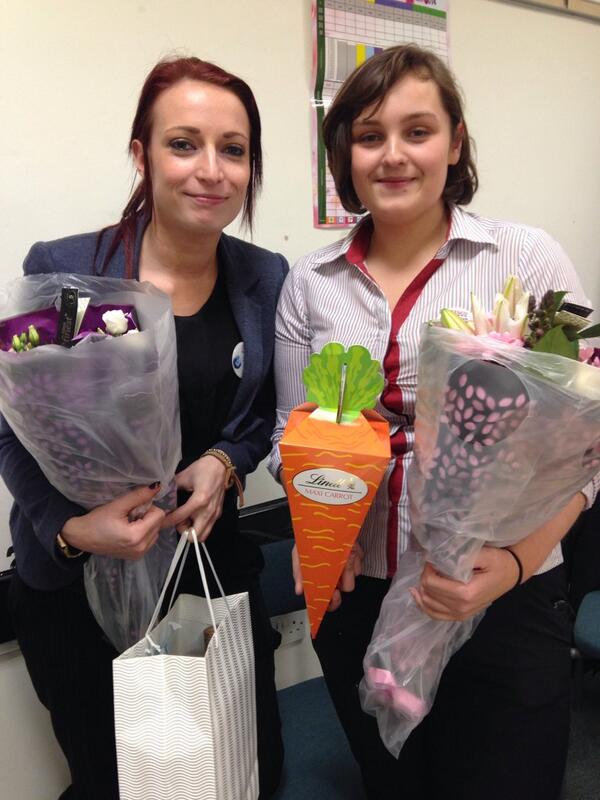 “<a href="/wellingboro3380/">Wellingborough Tesco</a>: Good luck to <a href="/AshleighY_Tesco/">Ashleigh Yates</a> <a href="/Kfran87/">Kirsty Francis</a> in their new roles. ”welcome to Hertford Ashliegh :-)