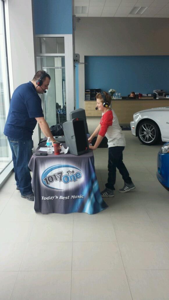101.7 The One (@1017theone) on Twitter photo He's a pro! RT "<a href="/caseybast/">Casey Bast</a>: <a href="/emanbast/">Ethan</a> <a href="/sawnicky/">Nick Sawicki</a> coming to you live from <a href="/ListowelFord/">Listowel City Ford</a> " He's a pro! RT "<a href="/caseybast/">Casey Bast</a>: <a href="/emanbast/">Ethan</a> <a href="/sawnicky/">Nick Sawicki</a> coming to you live from <a href="/ListowelFord/">Listowel City Ford</a> "
