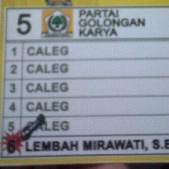 titisari's tweet photo. Mohon Doa Restu n dukungan nya, pada Pemilu Legislatif DPRD Ngawi.. Coblos Golkar (5) nomor  6, LEMBAH MIRAWATI, SE http://t.co/KoJO472Pkn