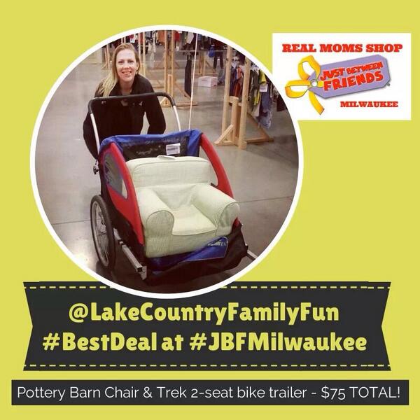 WiBloggers's tweet image. And we have a savings winner! #JBFMilwaukee