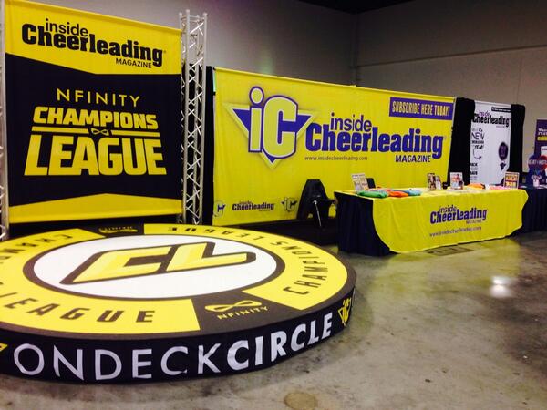 InsideCheer's tweet image. #Ondeckcircle at @TheChampsLeague