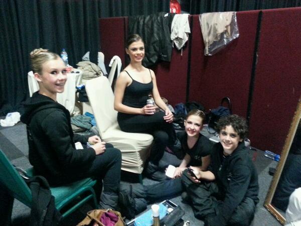 CSAperformance's tweet image. CSA Ballet dancers taking a moment to relax before tonight's show. Shining for the Lord at SAFTA.     7.30pm SABC3